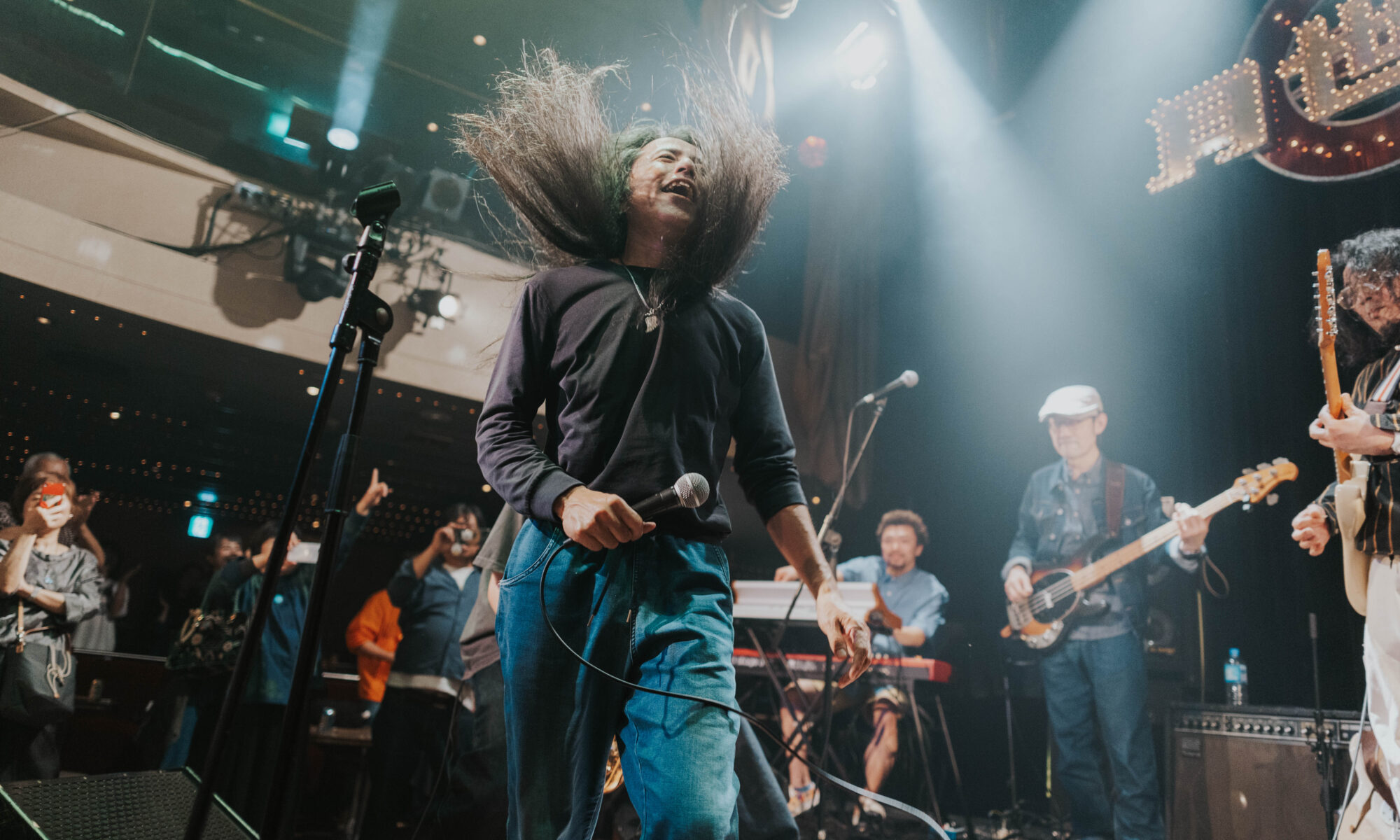 月世界でのライブ写真